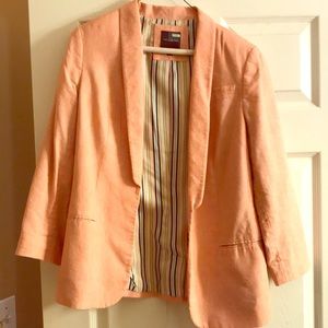Nice peach colored linen jacket